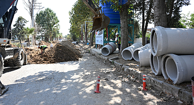 Alaşehir Baklacı'da Taşkına Karşı 1.2 Kilometrelik Altyapı