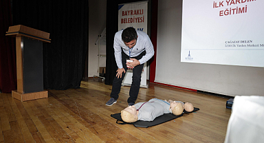 Bayraklı'da İlk Yardım Eğitimi Düzenlendi