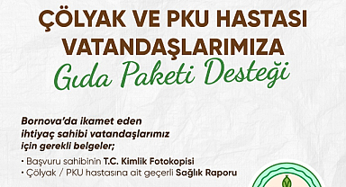 Bornova'da İhtiyacı Olan Çölyak ve PKU Hastaları İçin Özel Çalışma