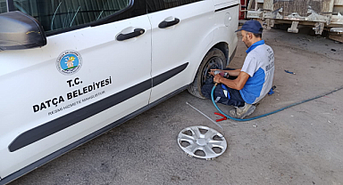 Datça Belediyesi Destek Hizmetleri Müdürlüğü Ekiplerinde 'Öz Kaynak' Çalışması