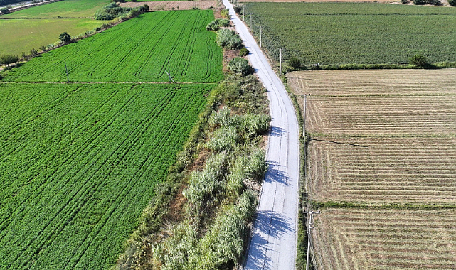 Efeler Savrandere ve Böcek Mahalleleri Arasındaki Yol Asfaltlandı