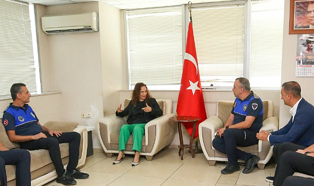 Karşıyaka Belediye Başkanı Ünsal'dan 'Zabıta Haftası' Ziyareti