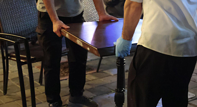 Konak Belediyesi Ekiplerinden Alsancak'ta Gece Denetimi