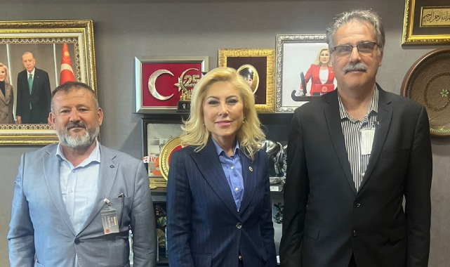 Çetiner ve Sağlam'dan AK Parti İzmir Milletvekili Bursalı Aksoy'a Ziyaret